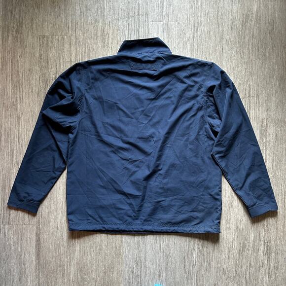 Duluth Trading Co. Navy Blue Quarter-Zip Pullover Windbreaker Jacket Size Large - Picture 6 of 9